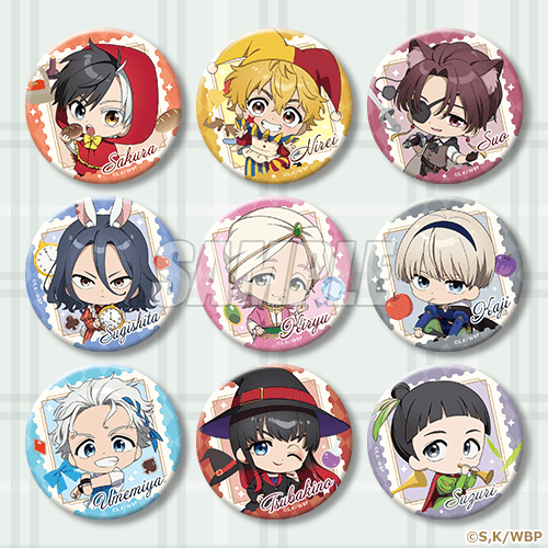 WINDBREKER ウィンブレ アニくじ缶バッジ 4種セット TVアニメ『WIND BREAKER』より、新規描き起こしイラストを使用した