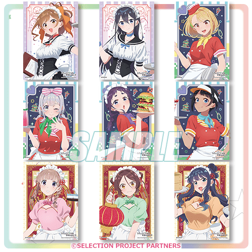 TVアニメ「SELECTION PROJECT」がくじ引き堂に登場！ 描き下ろし