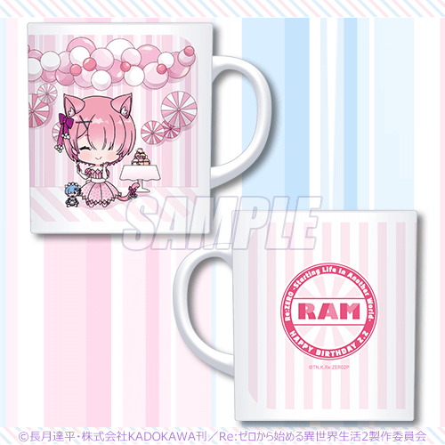くじ引き堂”で「Re:ゼロから始める異世界生活」のラム＆レム誕生日