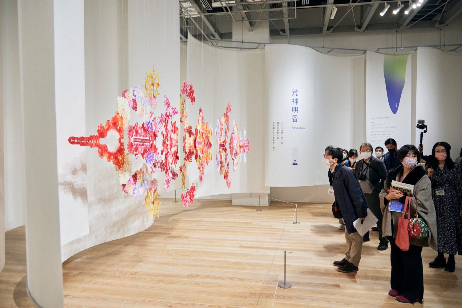 マスコミ内覧会の模様