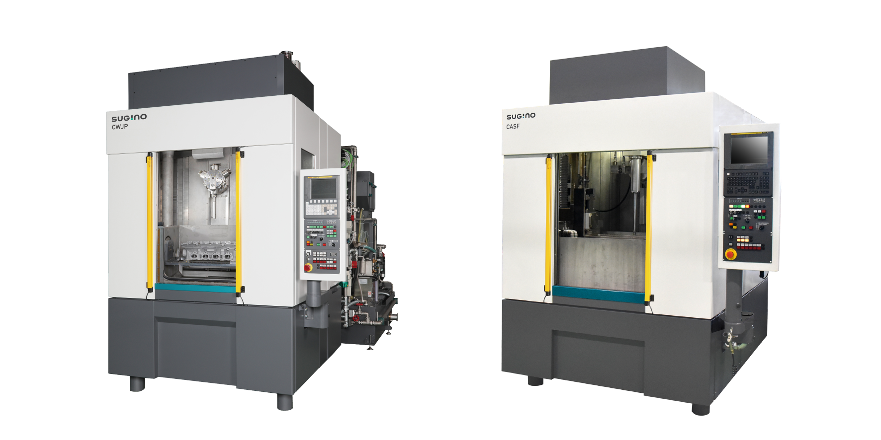 写真：CWJP装置（左）とCASF装置（右）
