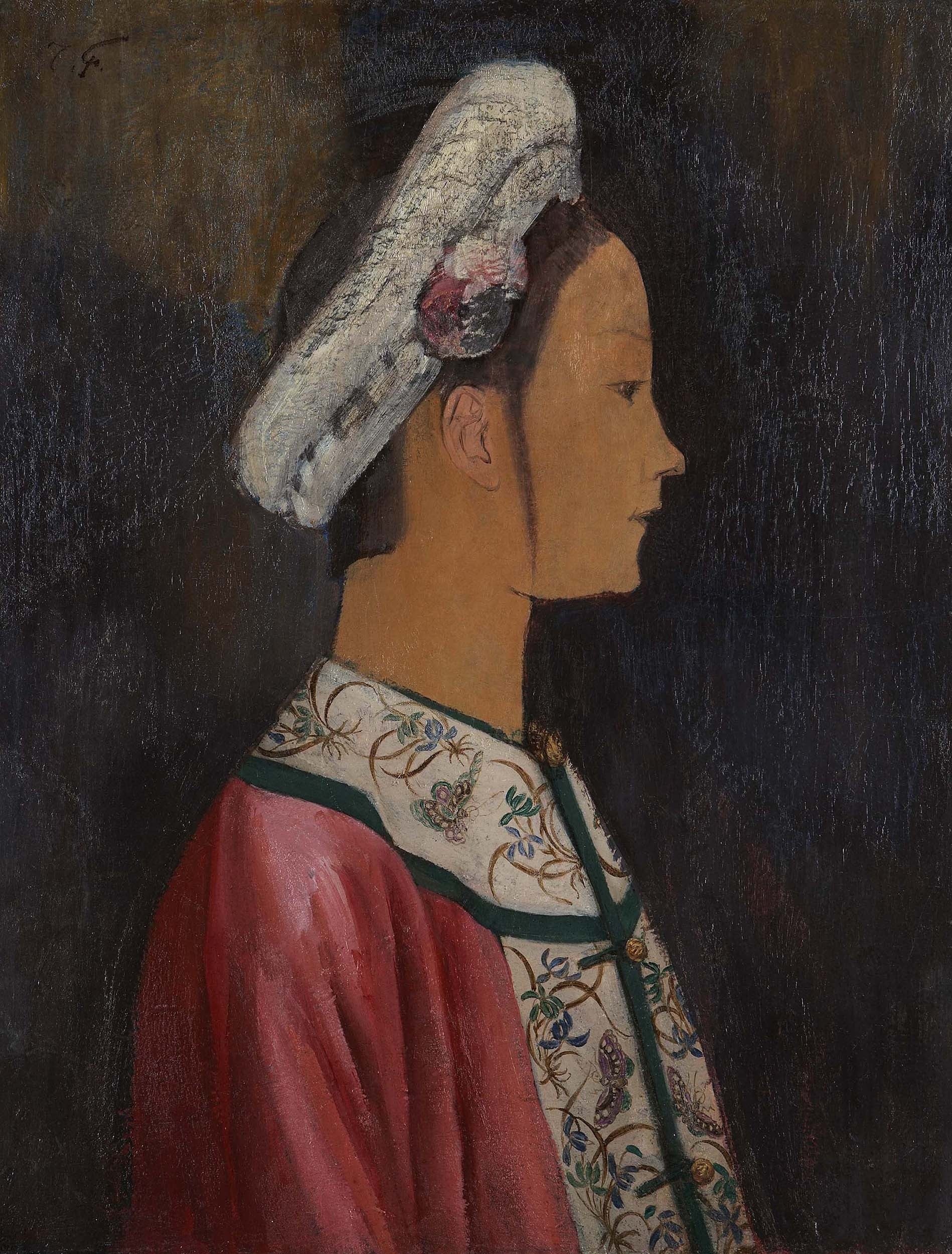 藤島武二《鉸剪眉》1927年　鹿児島市立美術館蔵　　　　　※画像無断転載禁止