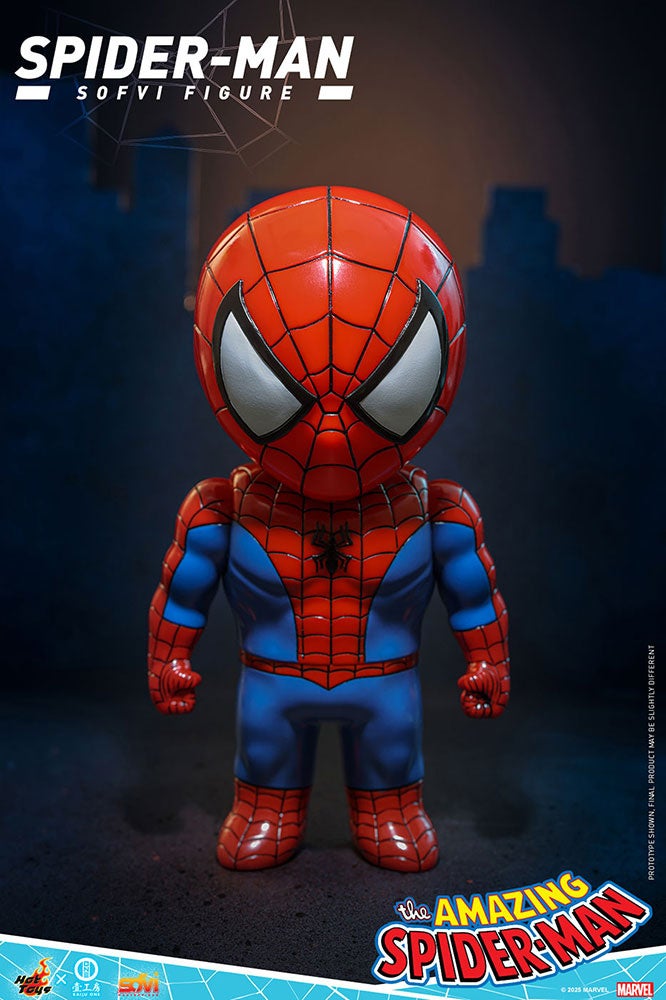 スパイダーマン　特大BIGソフビ　フィギュア スパイダーマン 特大BIGソフビ フィギュア