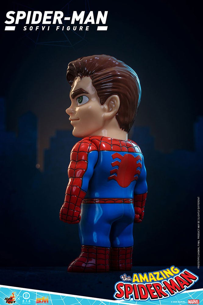 人気ソフビメーカーとホットトイズがコラボした、スパイダーマン