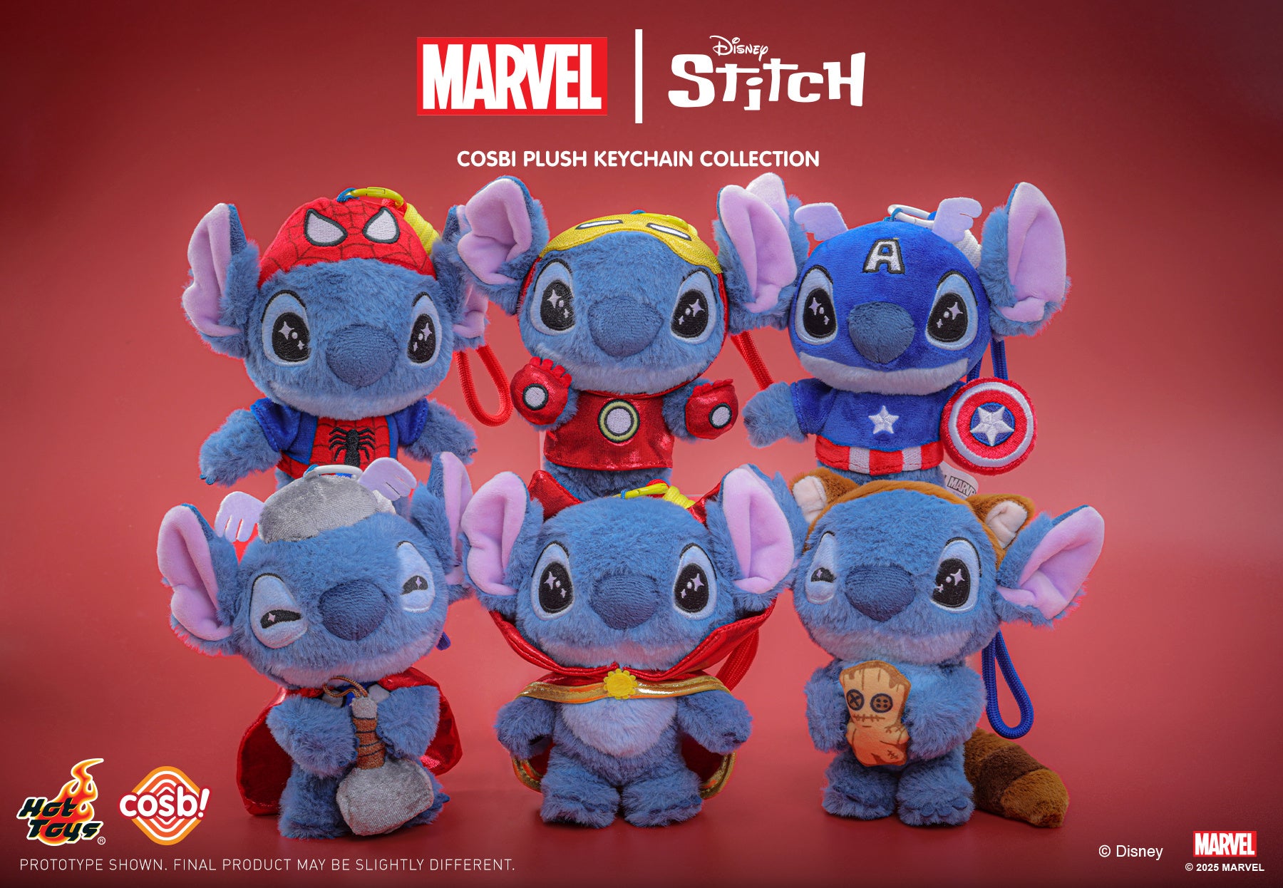 新品　MARVEL スティッチ　コスビ　ホットトイズ スティッチがマーベルのスーパーヒーローに変身！？ホットトイズ