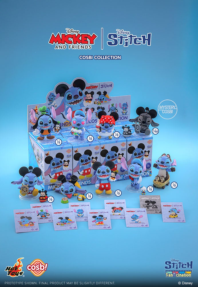 スティッチがディズニーの人気キャラクターに変身！ホットトイズ限定