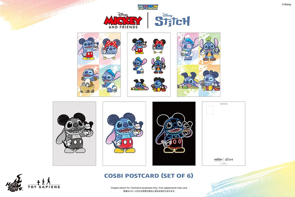 スティッチがディズニーの人気キャラクターに変身！ホットトイズ限定