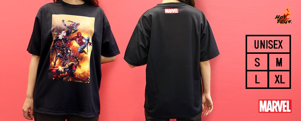 ホットトイズのオリジナルアパレルに、『スパイダーマン