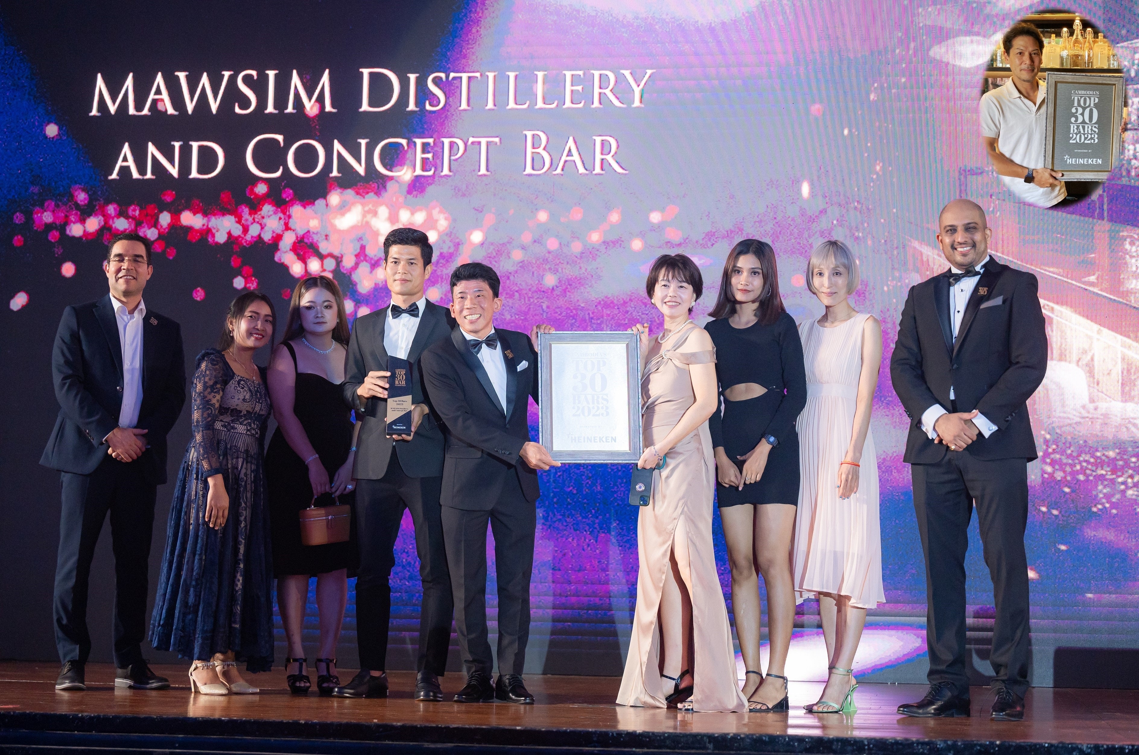 MAWSIM受賞の様子