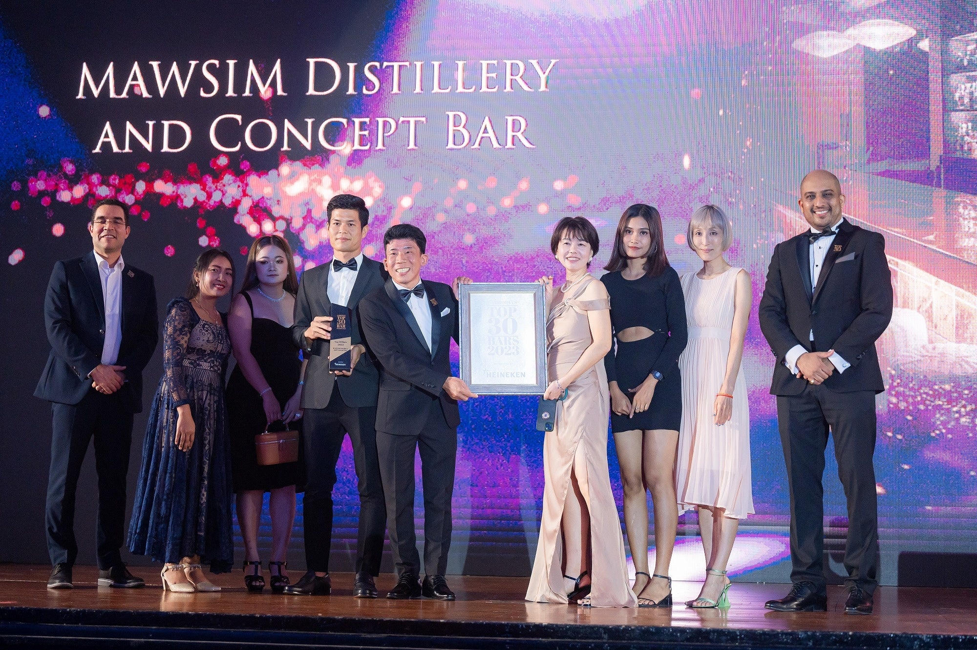 MAWSIM受賞の様子