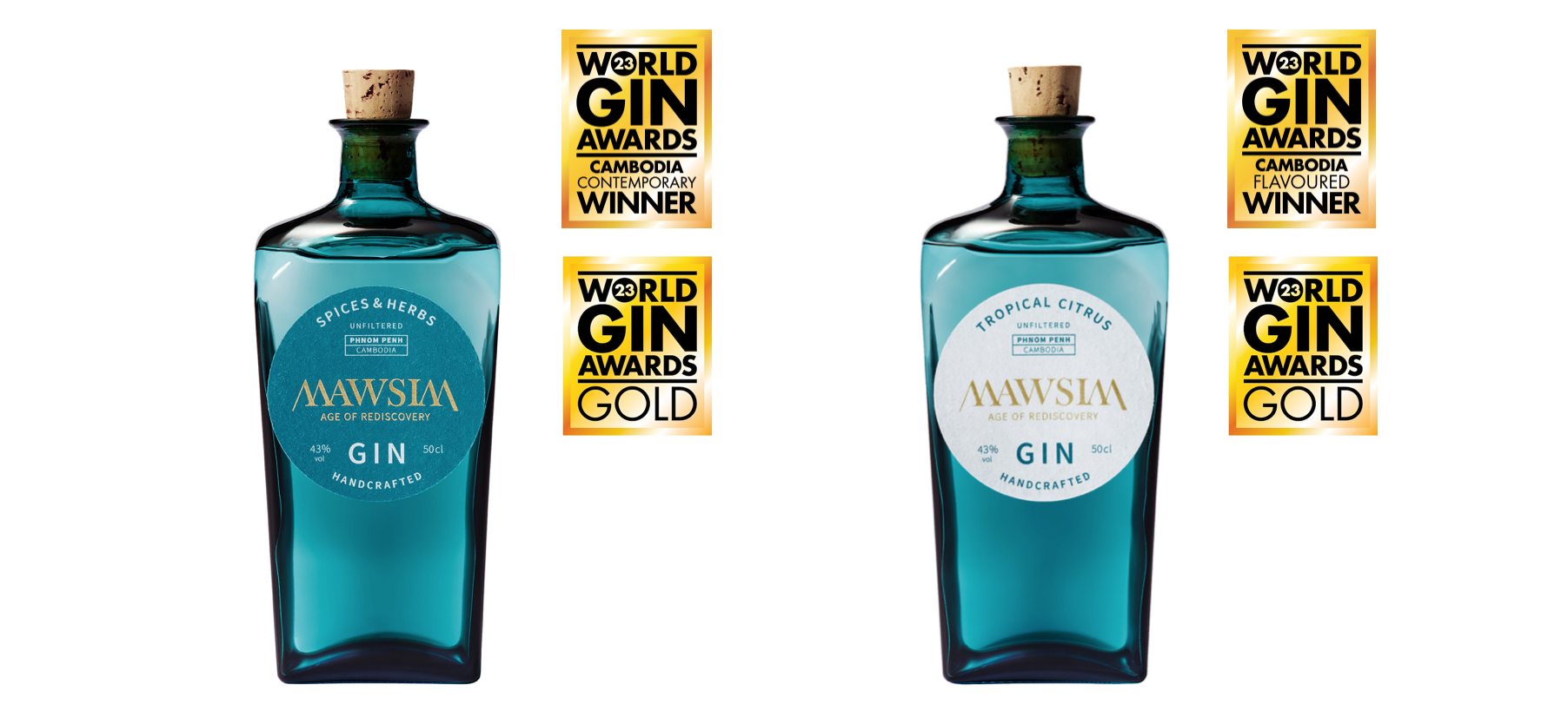 左からSPICES&HERBS、TROPICAL CITRUS