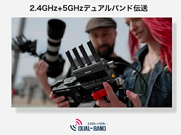 AccsoonはCineView Quad ワイヤレス映像伝送システム(送信機&受信機 AccsoonはCineView Quad ワイヤレス映像伝送システム(送信機&受信機