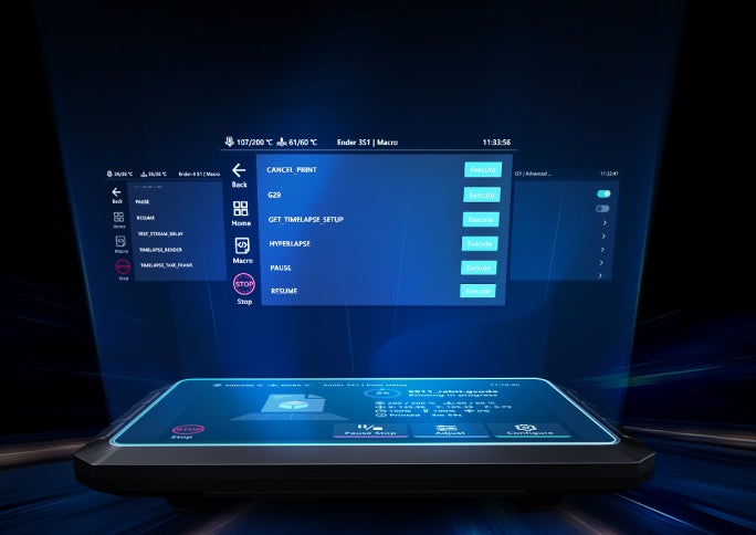 3Dプリンターの性能を向上するスクリーンタブレットCreality Sonic Pad