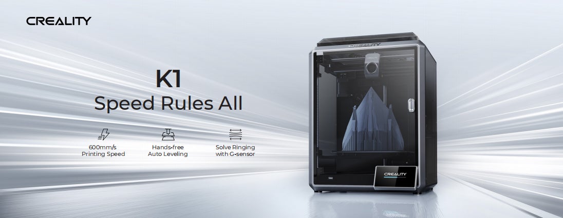 600mm/sの超高速3Dプリンター「Creality K1」を5月5日より予約販売開始 600mm/sの超高速3Dプリンター「Creality K1」を5月5日より予約販売開始