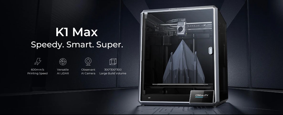 超高速3Dプリンター「Creality K1 Max 」予約開始!PLA 超高速3Dプリンター「Creality K1 Max 」予約開始!PLA