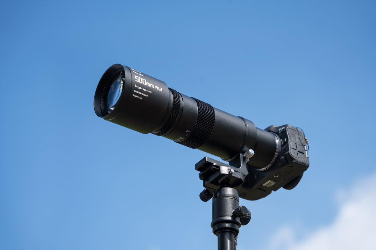 ハッセルブラッド　テレテッサー500mm  f8 望遠レンズ ハッセルブラッド】のテレテッサーC 500mm F8で富士山を切り取っ