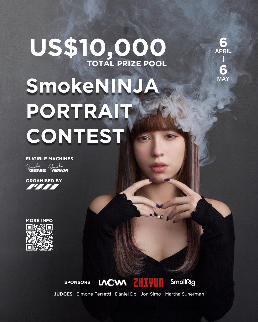150万円相当の賞品が当たる!Smoke NINJAポートレートコンテスト開催中 150万円相当の賞品が当たる!Smoke NINJAポートレートコンテスト開催中