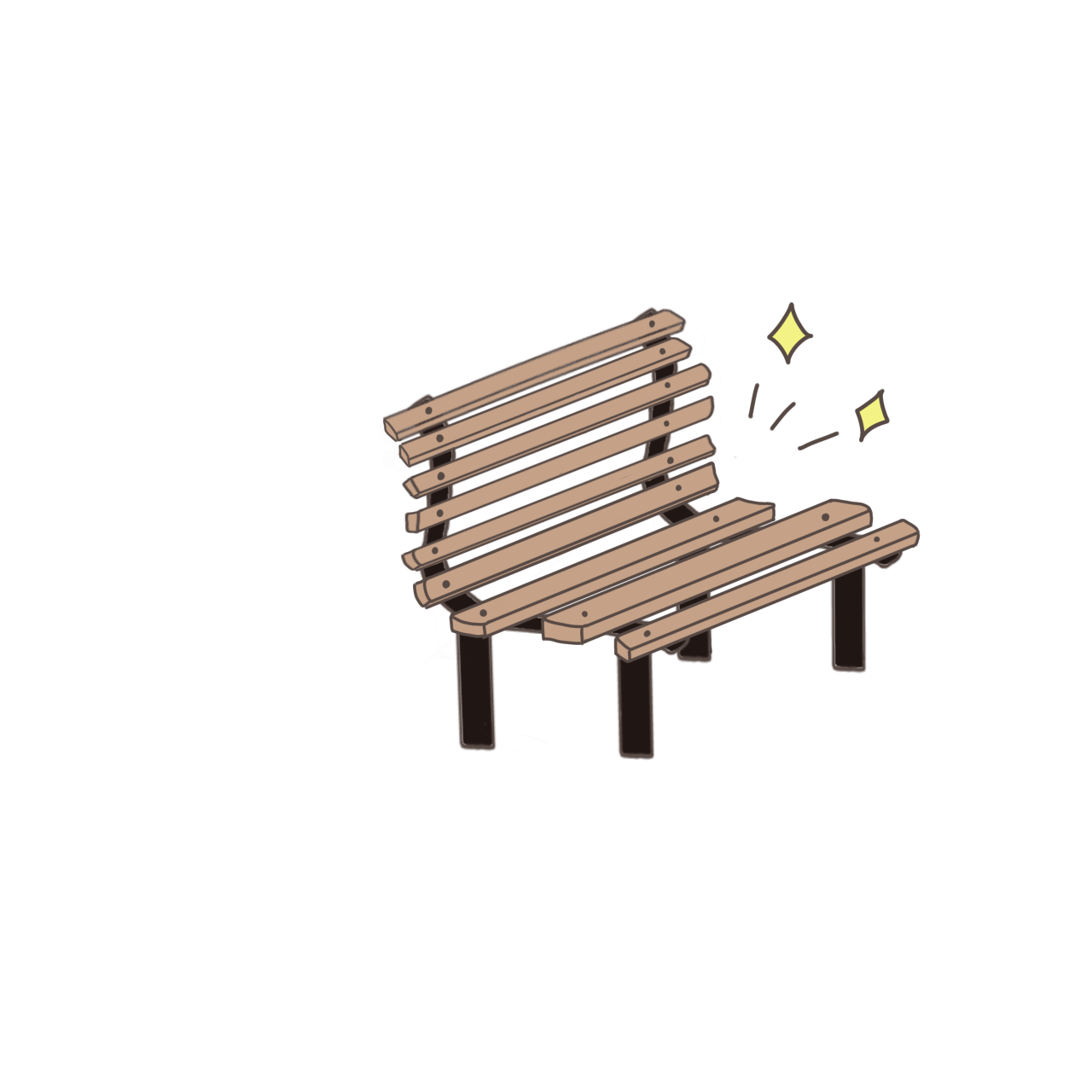 ベンチイラスト