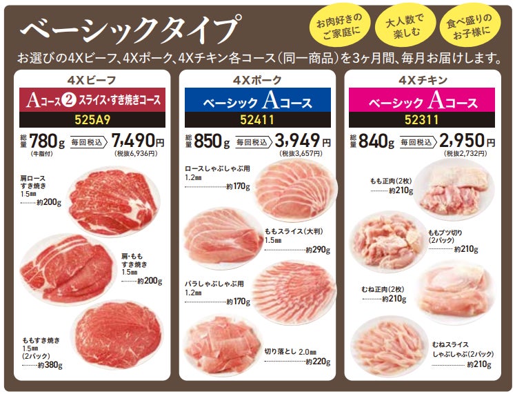 X(不使用)は譲れない” 生産者のこだわりがつまった「4Xミート(年間 X(不使用)は譲れない” 生産者のこだわりがつまった「4Xミート(年間