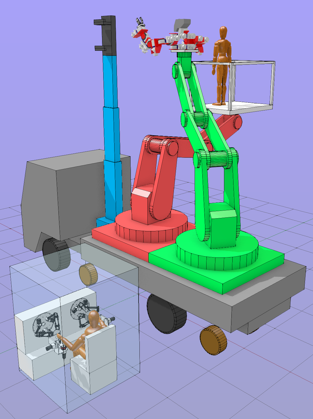 空間重作業人機の社会実装コンセプト