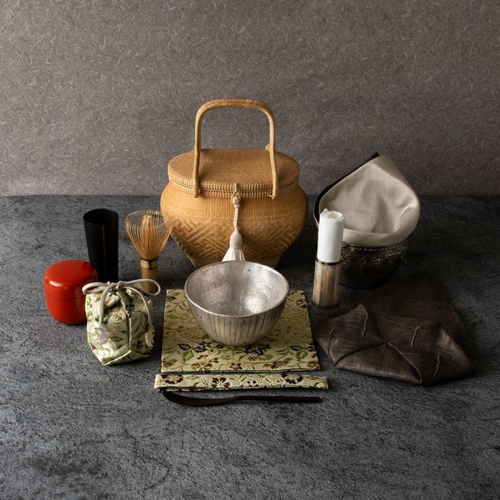 【新品】龍村美術織物　茶籠セット(きらら) 70312-21-