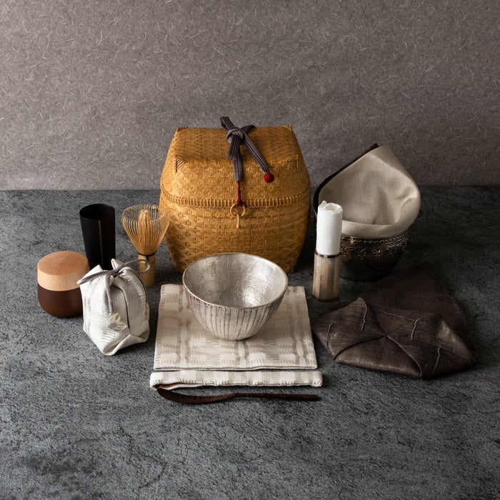 【新品】龍村美術織物　茶籠セット(きらら) 外出が増える今年の秋に揃えたい！『秋のおでかけ特集』対象商品20%OFF