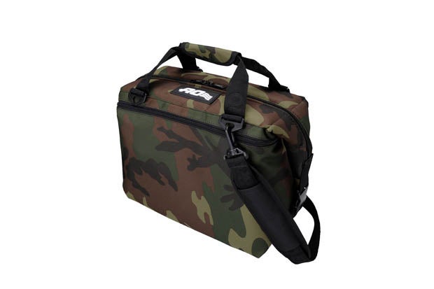 12パック キャンバス ソフトクーラー ウッドランドカモ