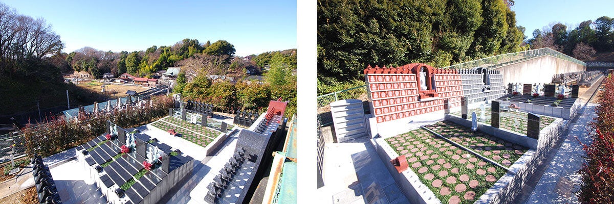永代供養墓エリア全景｜町田市 廣慶寺