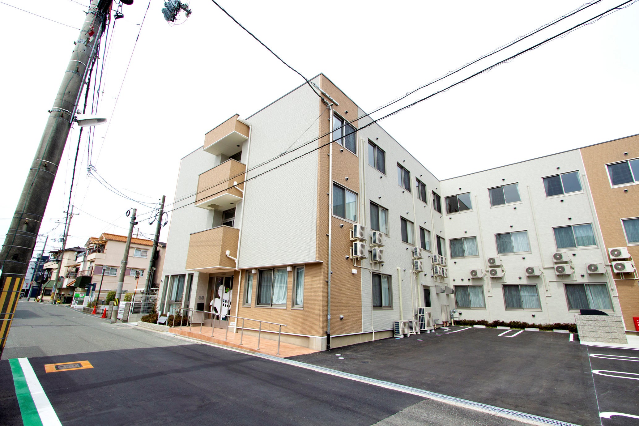 閑静な住宅街の中にあります。