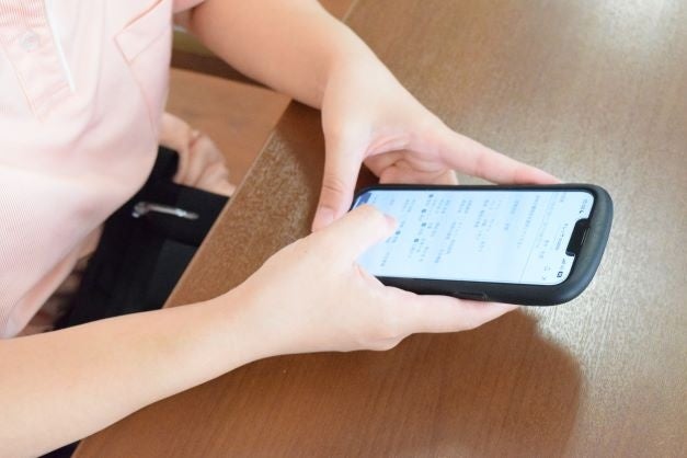 （図４）さくさくと記録が可能