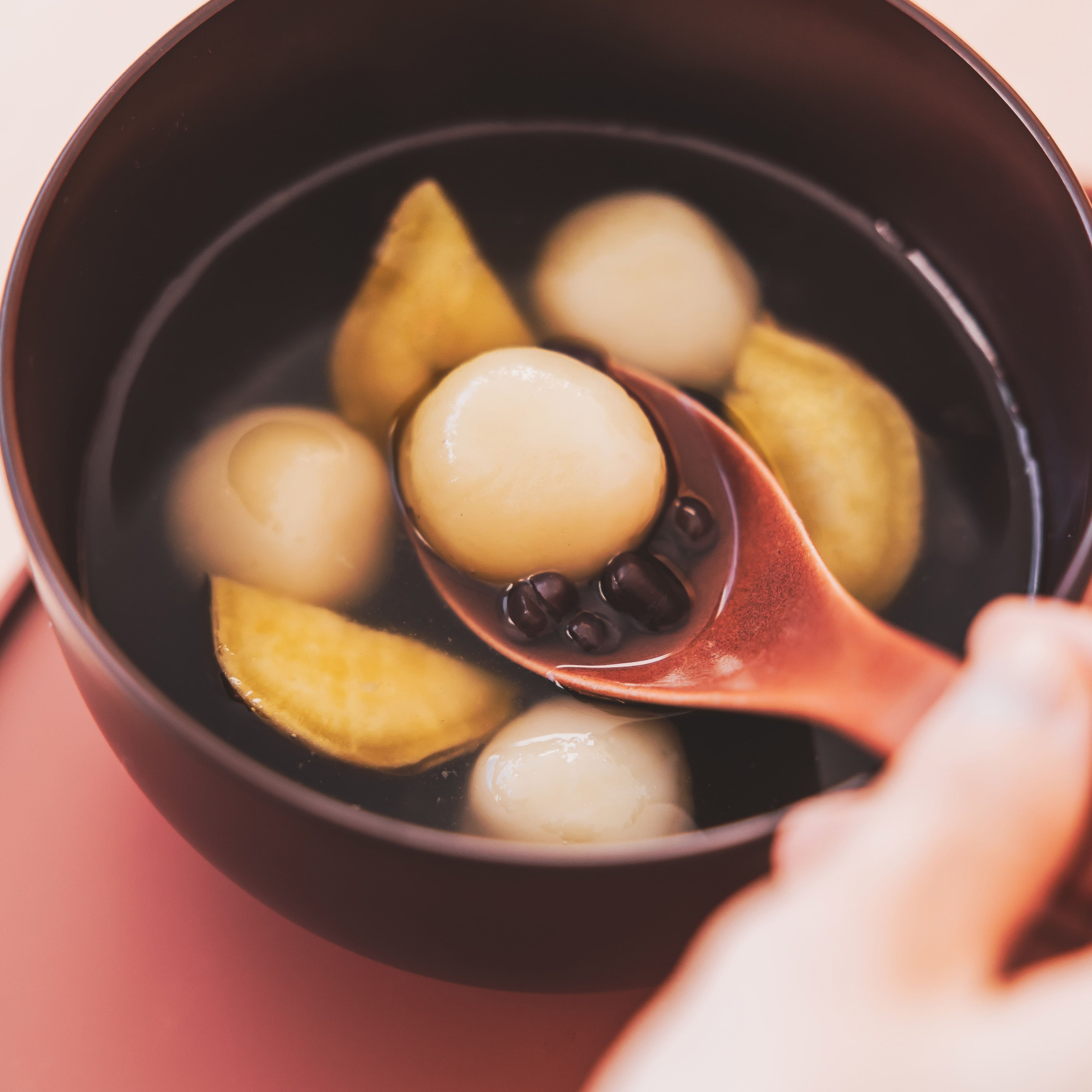 こだわり抜いた食材で作った蜜芋尽くしのぜんざいです