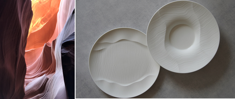 アンテロープキャニオンから着想を得たリッジス