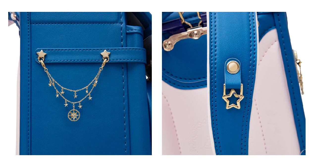 星形のゴールドの金具がきらり