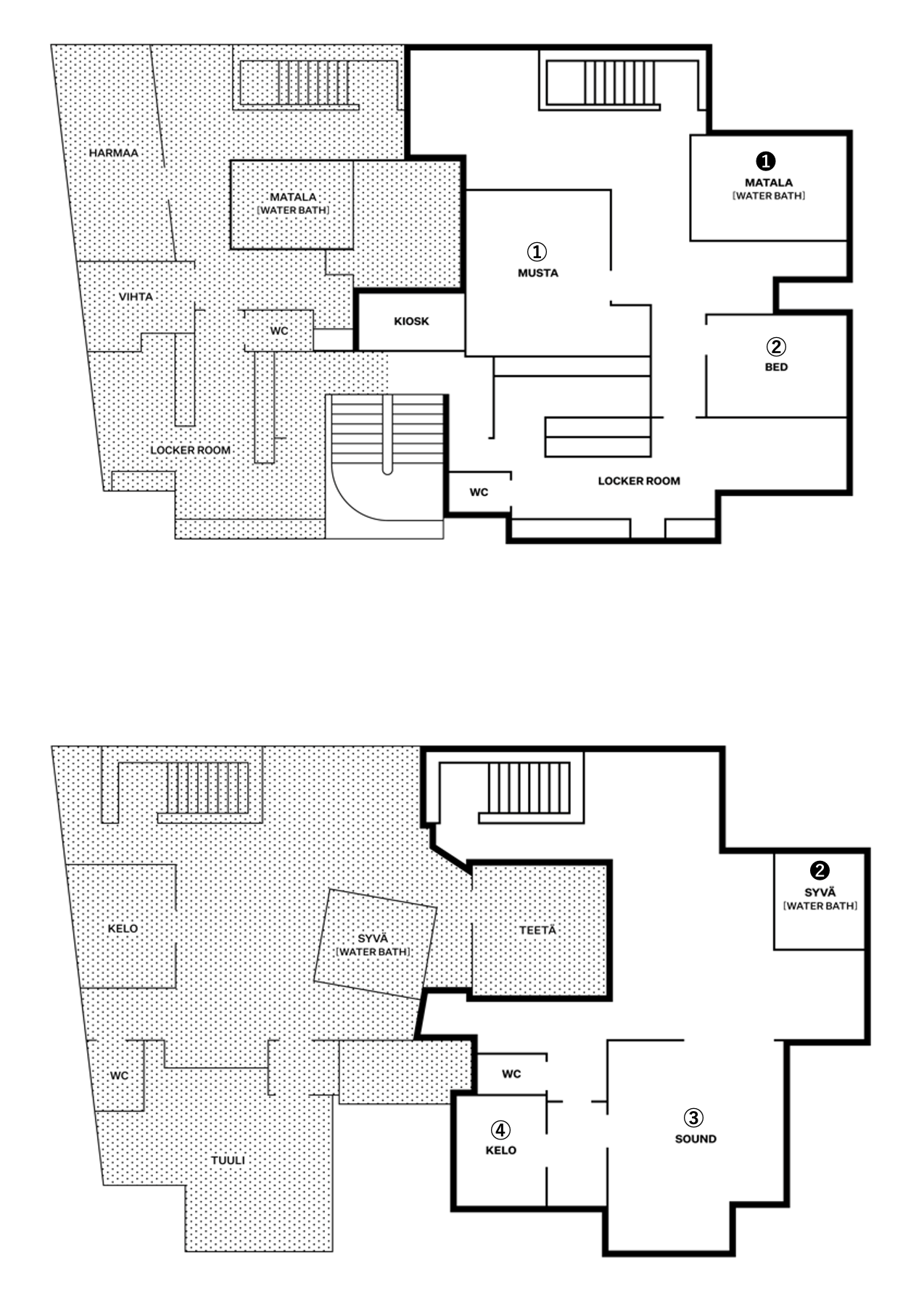 東側：LAMPI（ランピ＝池）