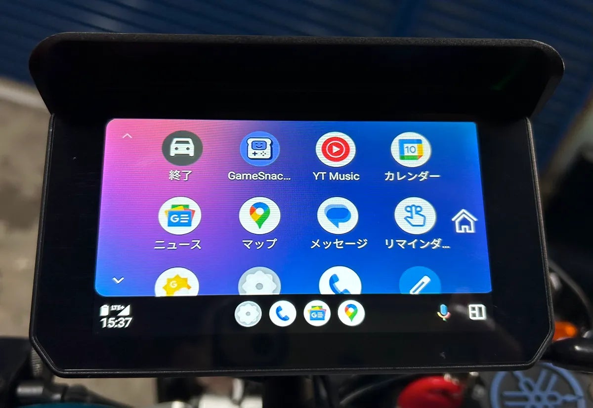 ★バイク用 ナビ スマートライドディスプレイ 5インチ SRD5 Basic★ カスタムジャパン、バイク用スマートモニターに新たな選択肢