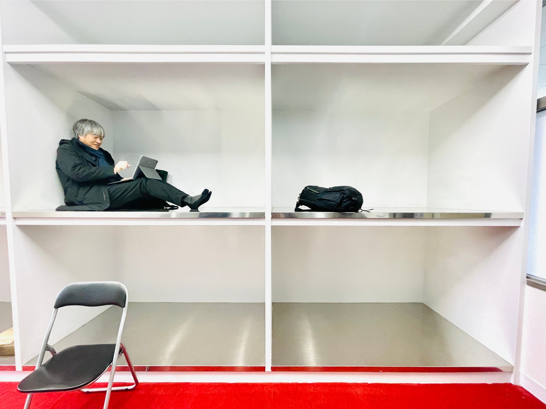 SAMI出雲オフィス内、半個室ブース