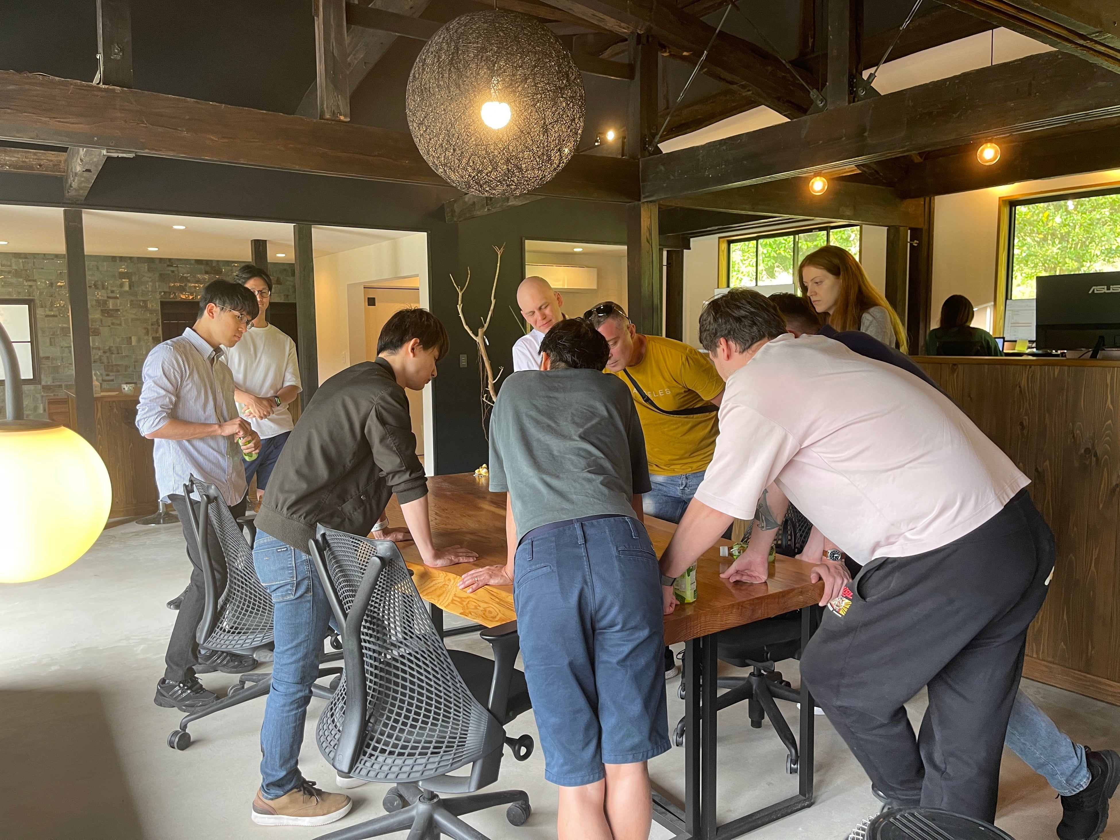 企業訪問の様子