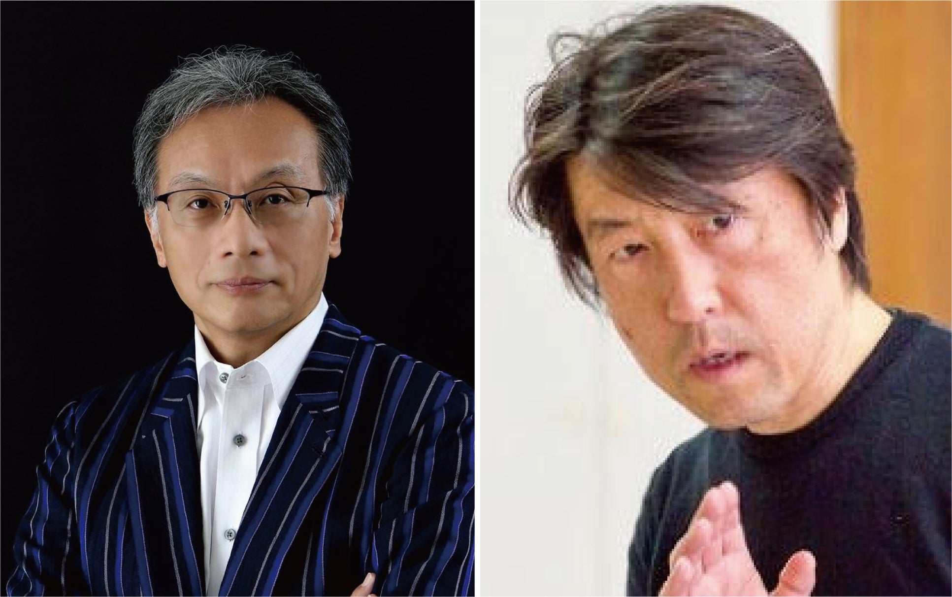 写真左より：牧村邦彦（指揮）、井原広樹（演出）