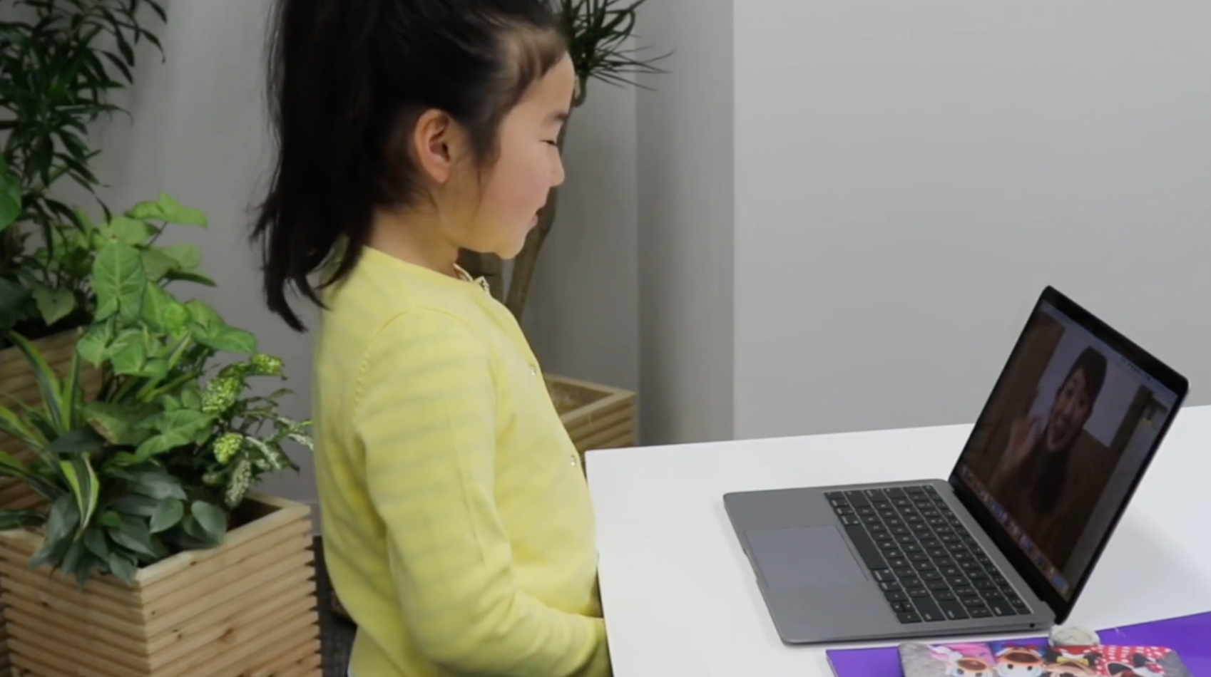 歌レッスン体験の様子