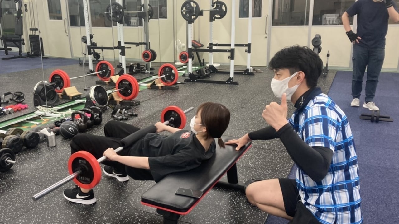 社内トレーニングジムの様子