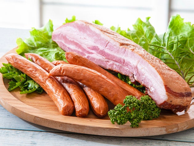 ベーコンなど各種　菰野町（角屋）