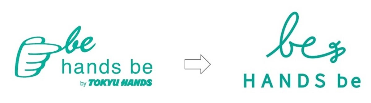 ハンズ ビー新旧ロゴ