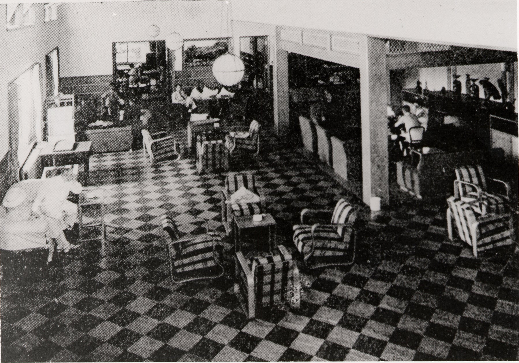 1936年当時のロビー