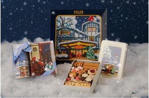 FEILER」とのコラボ第2弾 「万平スイーツハンカチ」ホテル店頭にて FEILER」とのコラボ第2弾 「万平スイーツハンカチ」ホテル店頭にて