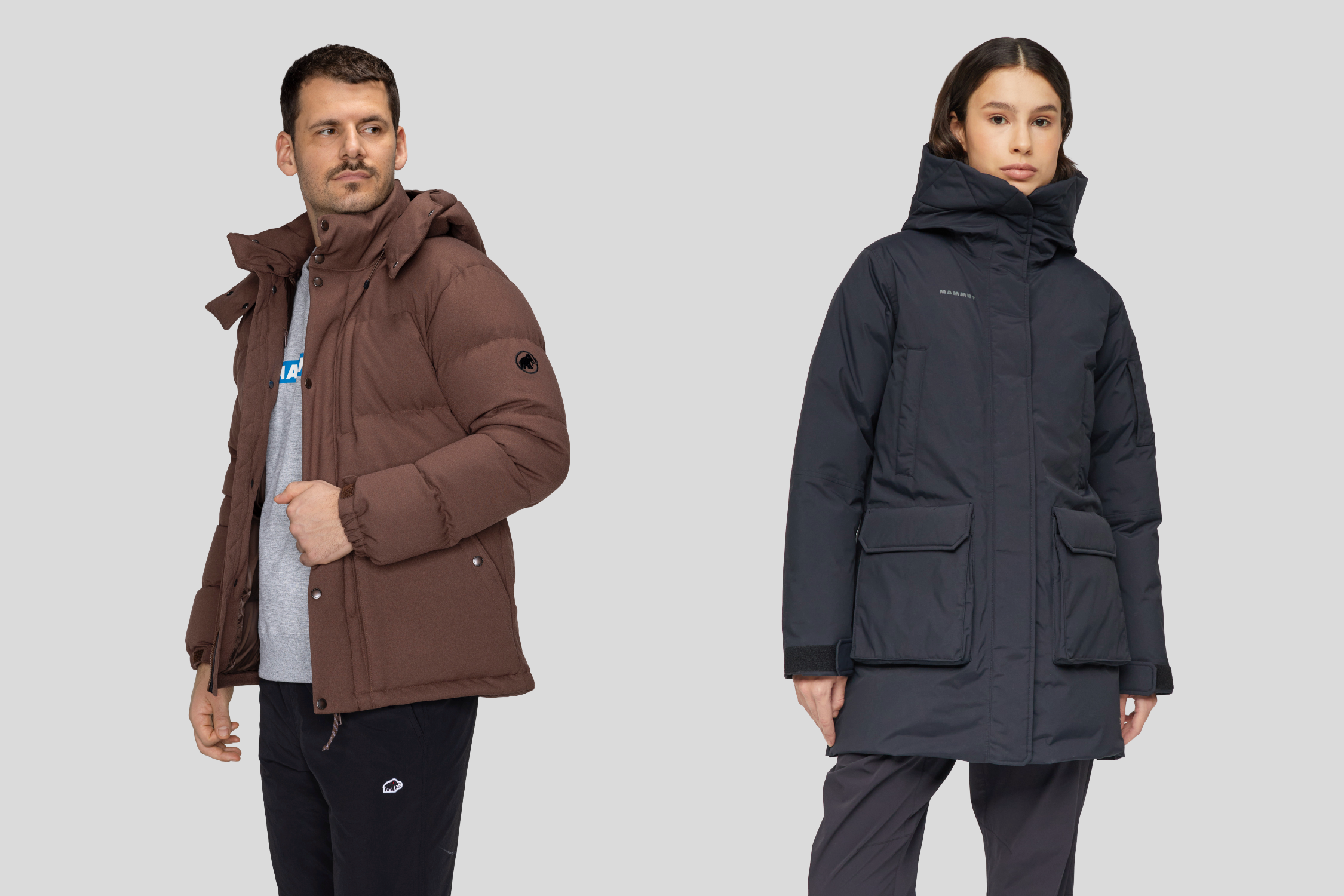 マムート2026秋冬「ドライ・ダウン コレクション」から「Roseg 2.0 IN Hooded Jacket」「Floeberg HS Thermo Hooded Coat」が10月8日より発売。