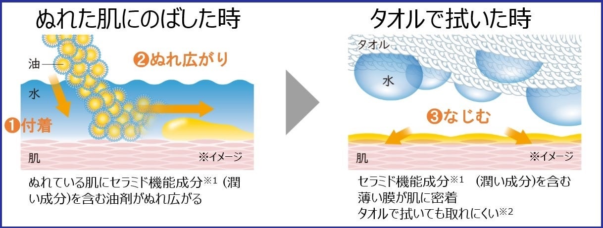 【図1】　潤いバリアラッピング技術（イメージ）