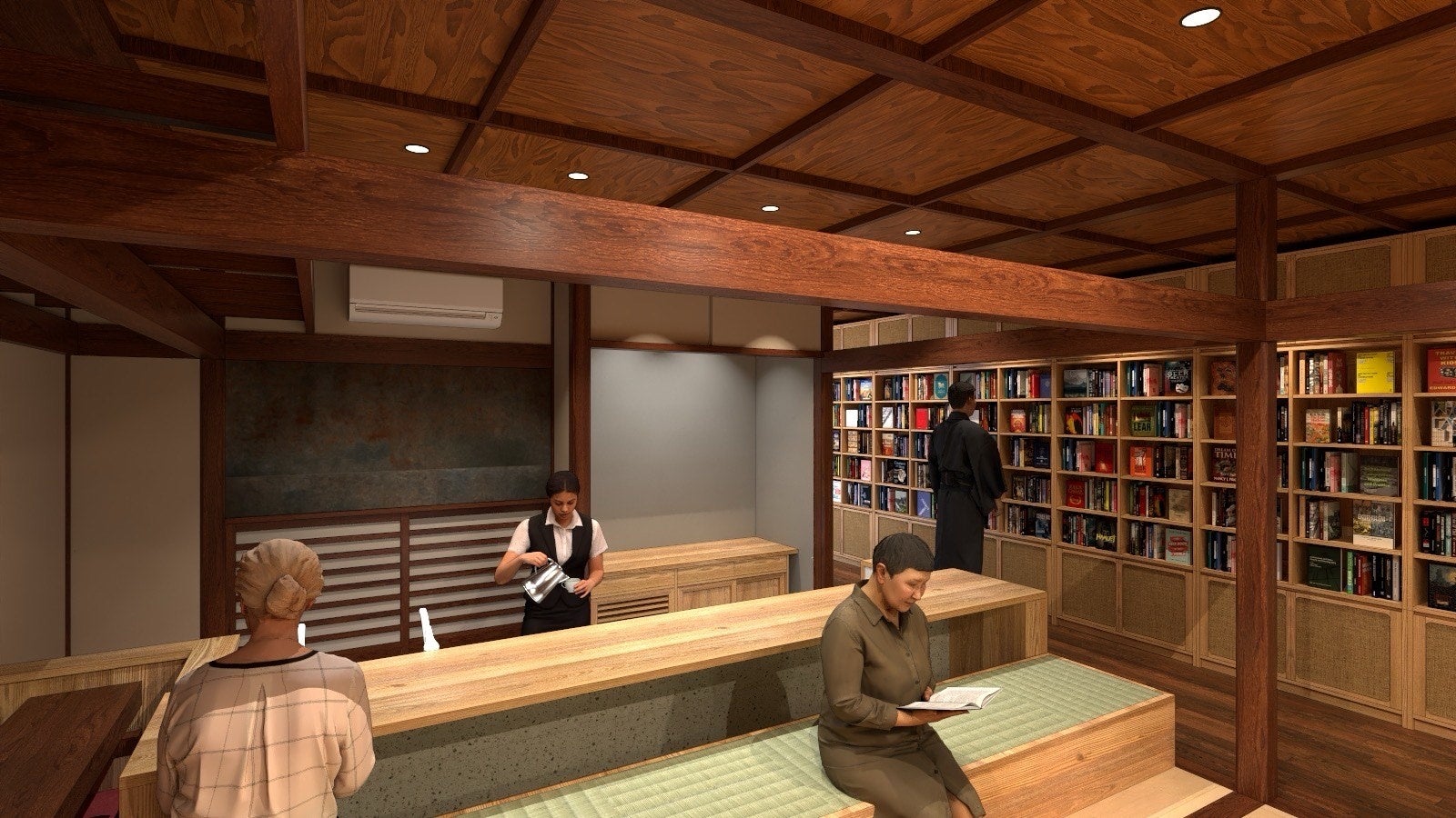 「ほんのもり 駒込本家」オープン！　- 著名人が選んだ本と向きあう、静けさの100分 –