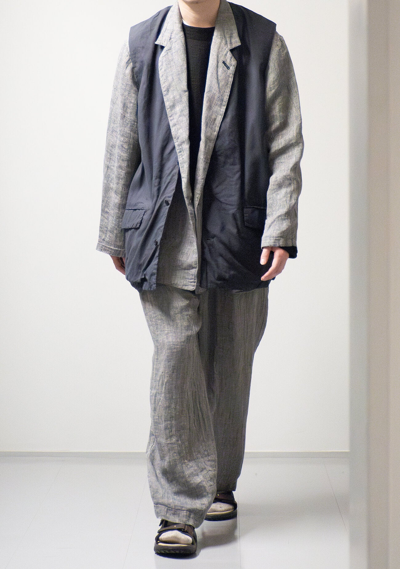 100% LINEN パナマ製 PANABRISA メキシカン キューバ リネン 隙間を持たせながら、織り上げるパナマ生地。CONFECTらしく