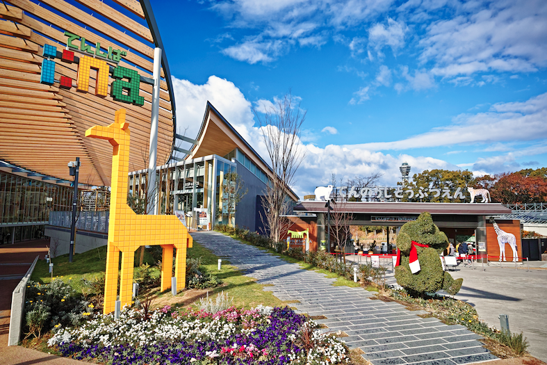 てんしば内にある施設