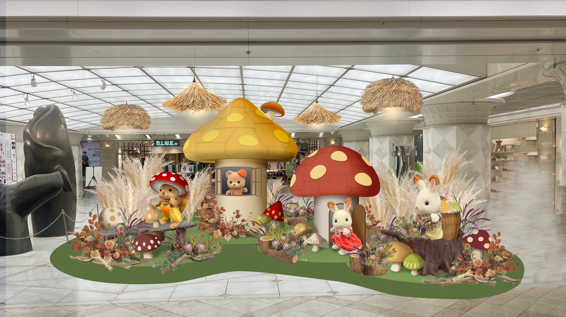 Flower Forest 実りの秋ガーデン装飾 10月18日(水)から11月12日(日)まで開催!秋のお花とシルバニアファミリーがコラボ♪彩りいっぱいの秋の実りを楽しむ仲間たちに会いに行こう! Flower Forest 実りの秋ガーデン装飾 10月18日(水)から11月12日(日)まで開催!秋のお花とシルバニアファミリーがコラボ♪彩りいっぱいの秋の実りを楽しむ仲間たちに会いに行こう!